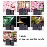 7 kinds of Soy wax scented candle