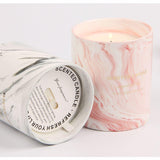 2 Colors Fine Marbled Ceramic Cup Scented Candle
