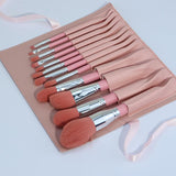 2 Colors 12pcs Candy Colors Makeup Brushes Set Custom Logo