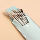 4 Colors 8pcs Candy Colors Customizable Mini Makeup Brushes Set