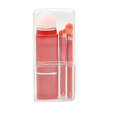 8 Make-up-Pinsel in einer transparenten Box (Enthalten: Einziehbare, lose Puderquaste, Schwamm-Ei-Augenpinsel)